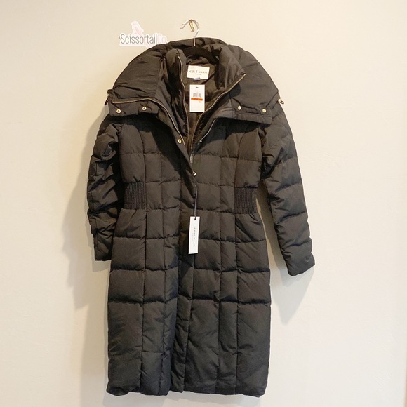 Cole Haan Jackets & Blazers - COLE HAAN Signature Long Black Coat sz xs